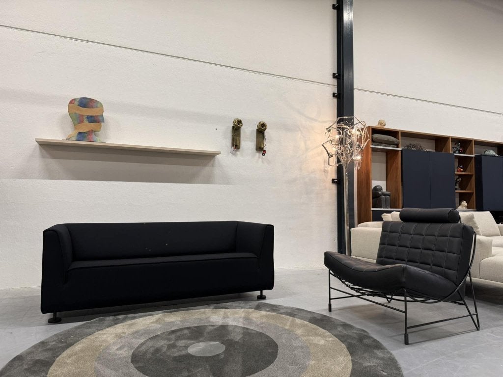 Nieuw Leolux Volare Fauteuil zwart leer Design stoel, Huis en Inrichting, Leolux, Info@leolux.nl, Nieuw, Ophalen of Verzenden