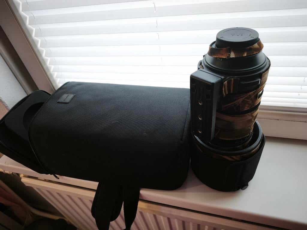 Sigma 150-600 Sports voor Nikon met camouflage, Audio, Tv en Foto, Ophalen, Zo goed als nieuw, Telelens, Zoom