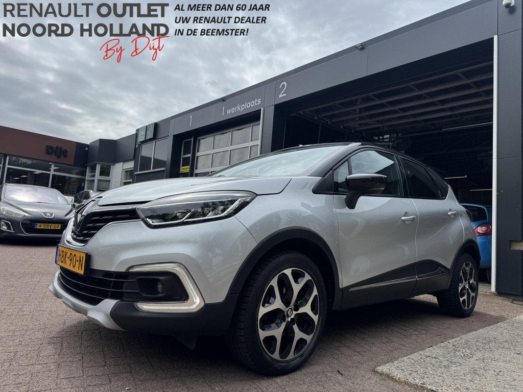 Renault Captur 1.3 TCe 150pk EDC Intens+Pack Camera!, Stof, Gebruikt, Euro 6, 4 cilinders