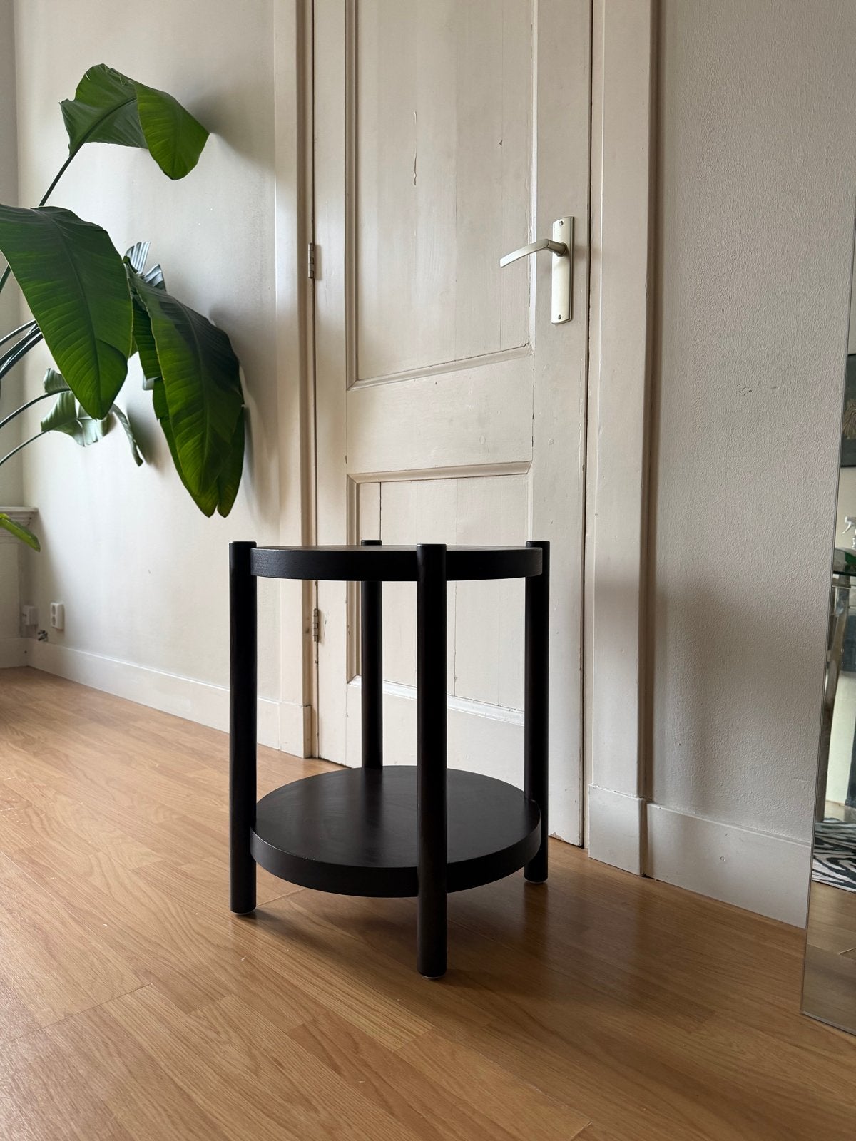 LISTERBY bijzettafel van IKEA, Minder dan 55 cm, Gebruikt, Rond, Hout