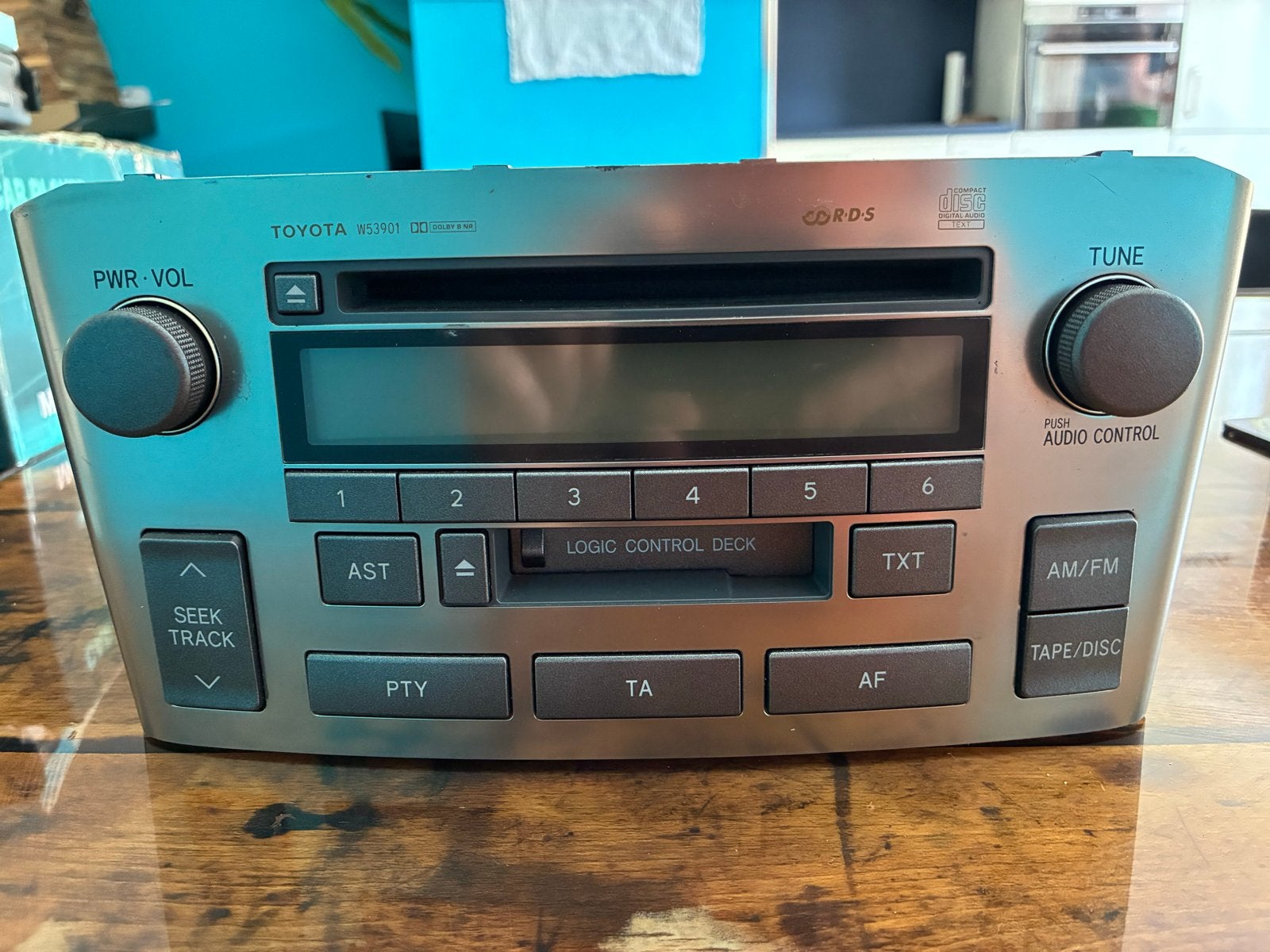 Toyota Avensis T25 W53901 Autoradio CD-speler 86120-05080, Auto diversen, Ophalen of Verzenden, Gebruikt