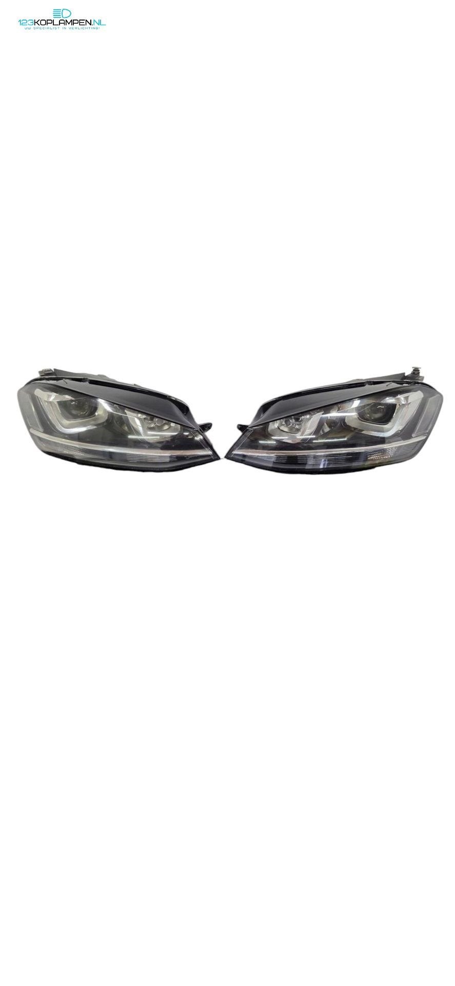 Volkswagen Golf 7 Bi-Xenon Koplampen Set 5G1941031 / 5G19410, Gebruikt, -, -, Verzenden