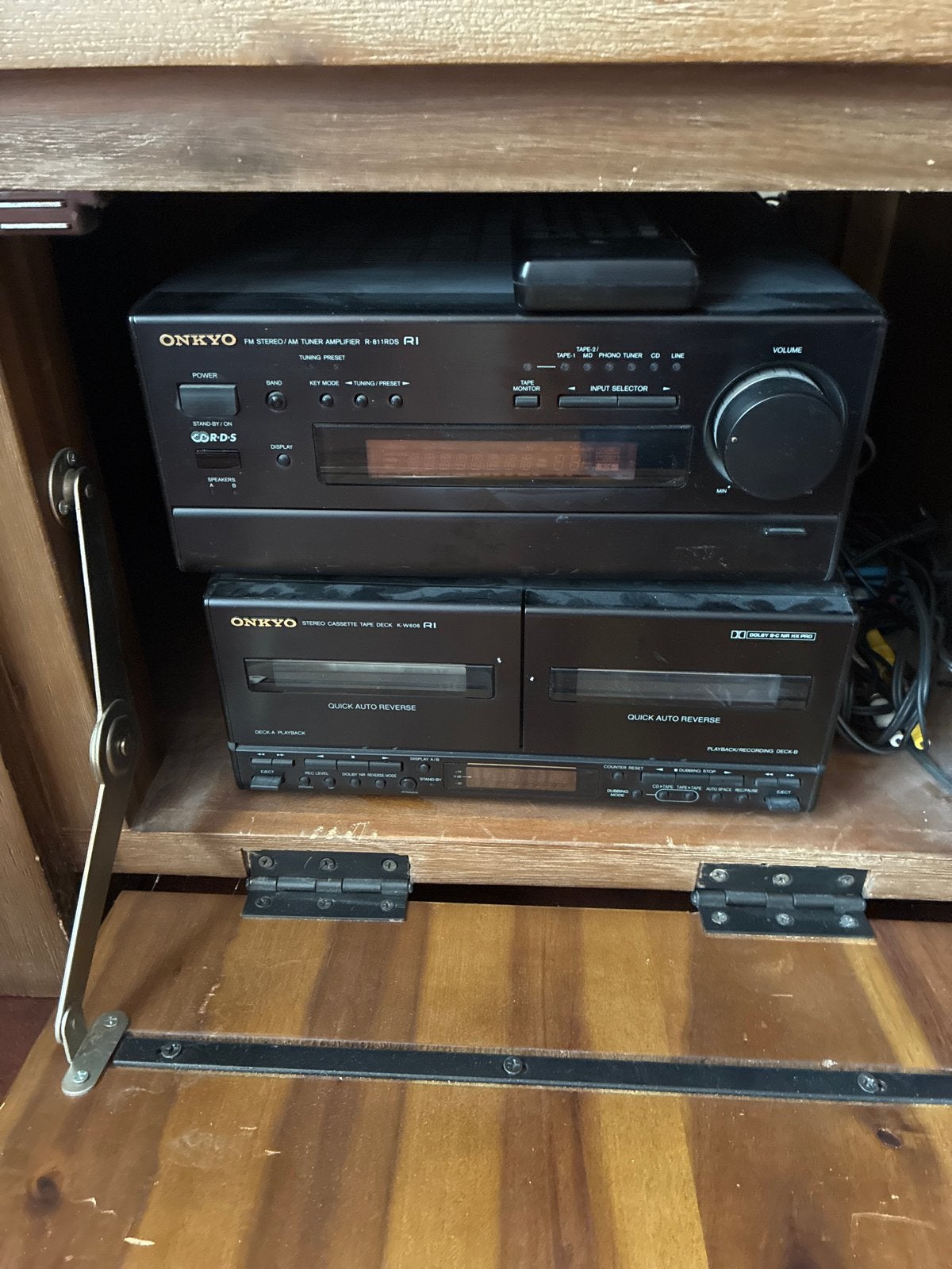 Onkyo FM Stereo/AM Tuner Amplifier R-811RDS R1, Ophalen, Gebruikt, Stereo, Onkyo