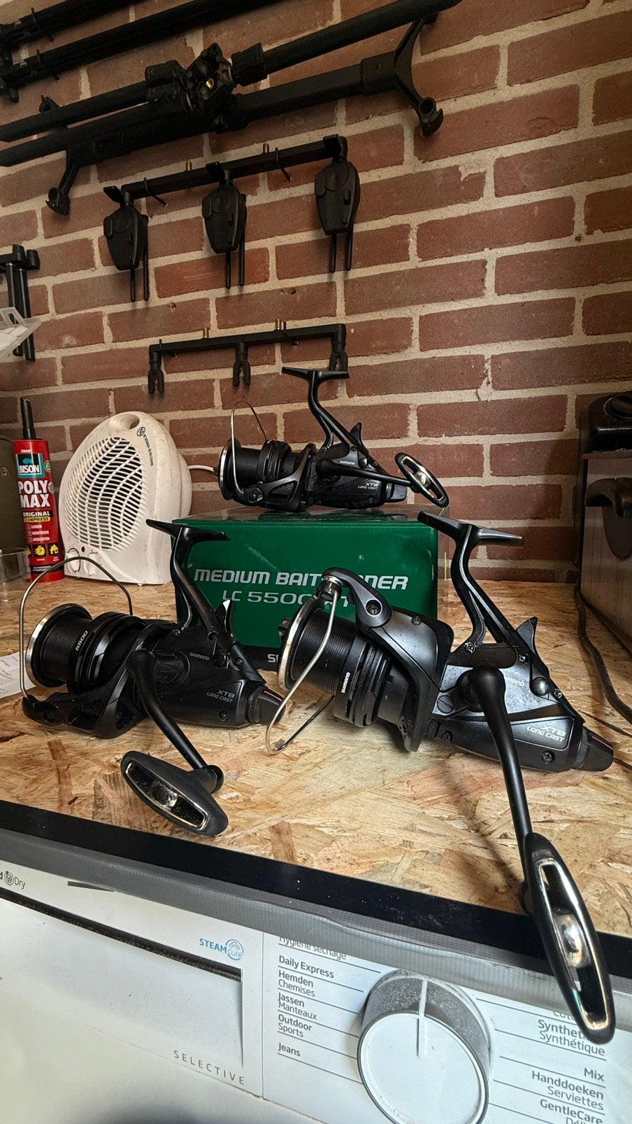 3x shimano LC5500  XTB baitrunners ALS NIEUW!!, Watersport en Boten, Ophalen of Verzenden, Nieuw