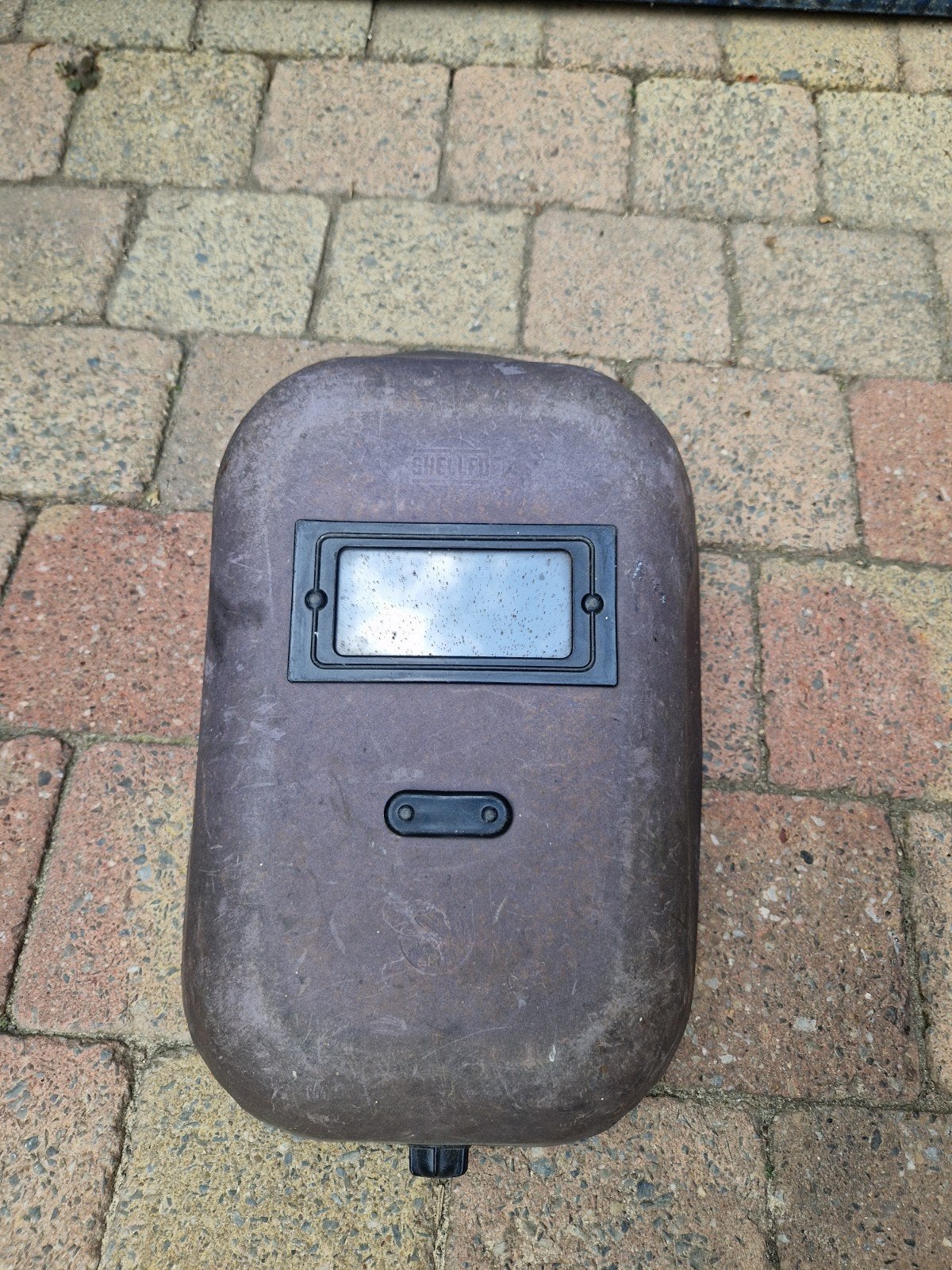 Vintage laskap van shelffo, Ophalen of Verzenden, Gebruikt