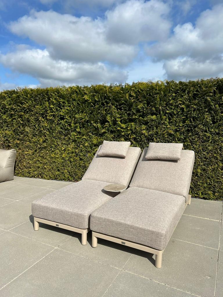 Mykonos Madeira Savanne ligbed 4 Seasons outdoor, Tuin en Terras, Ligbedden, Ophalen of Verzenden, Nieuw, Aluminium, Verstelbaar