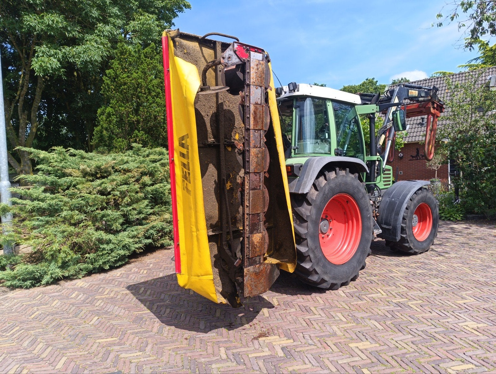 Fella sm 208 maaier, Ophalen, Weidebouw