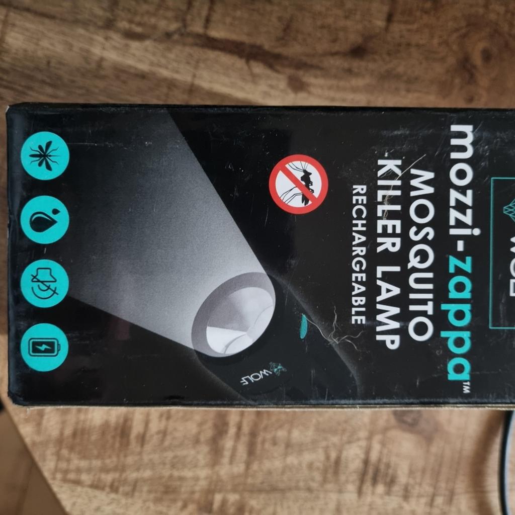 Te koop mozza muggenlamp, Ophalen of Verzenden, Zo goed als nieuw