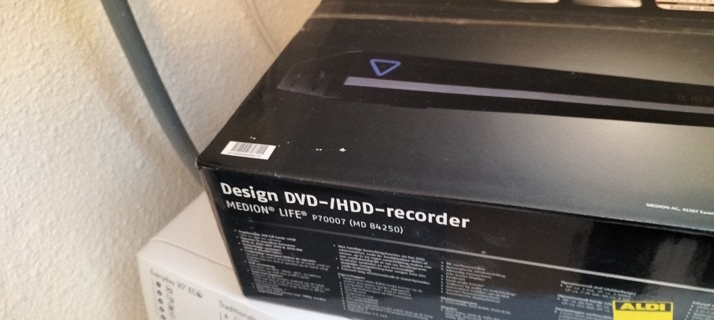 MEDION DVD RECORDER NIEUW IN DICHTE DOOS, Ophalen, Nieuw, Met dvd-recorder