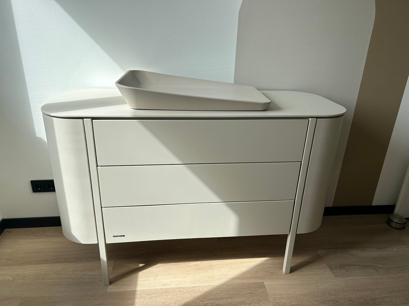 Kidsmill Grow Chest commode – Oatmeal | Zeer nette staat, Ophalen, 50 tot 70 cm, 100 cm of meer, Zo goed als nieuw