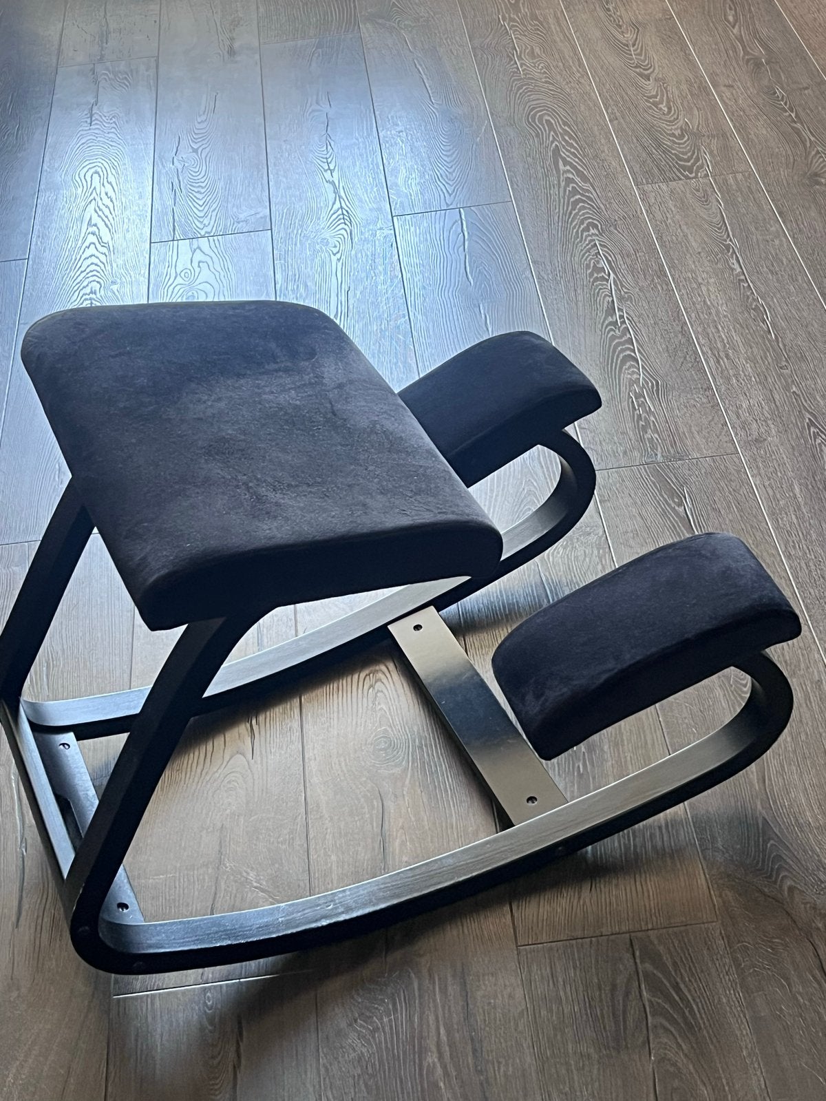 Ergonomische kniestoel - Zwart, Ophalen, Gebruikt, Zwart, Eén