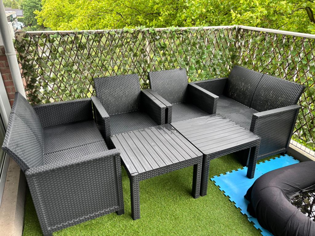 Keter Emma tuinset/loungeset, Ophalen, Kunststof, Gebruikt, 6 zitplaatsen