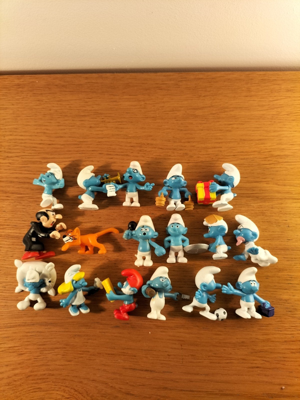 Kleine plastic smurfen, Verzamelen, Ophalen of Verzenden, Zo goed als nieuw, Verschillende Smurfen