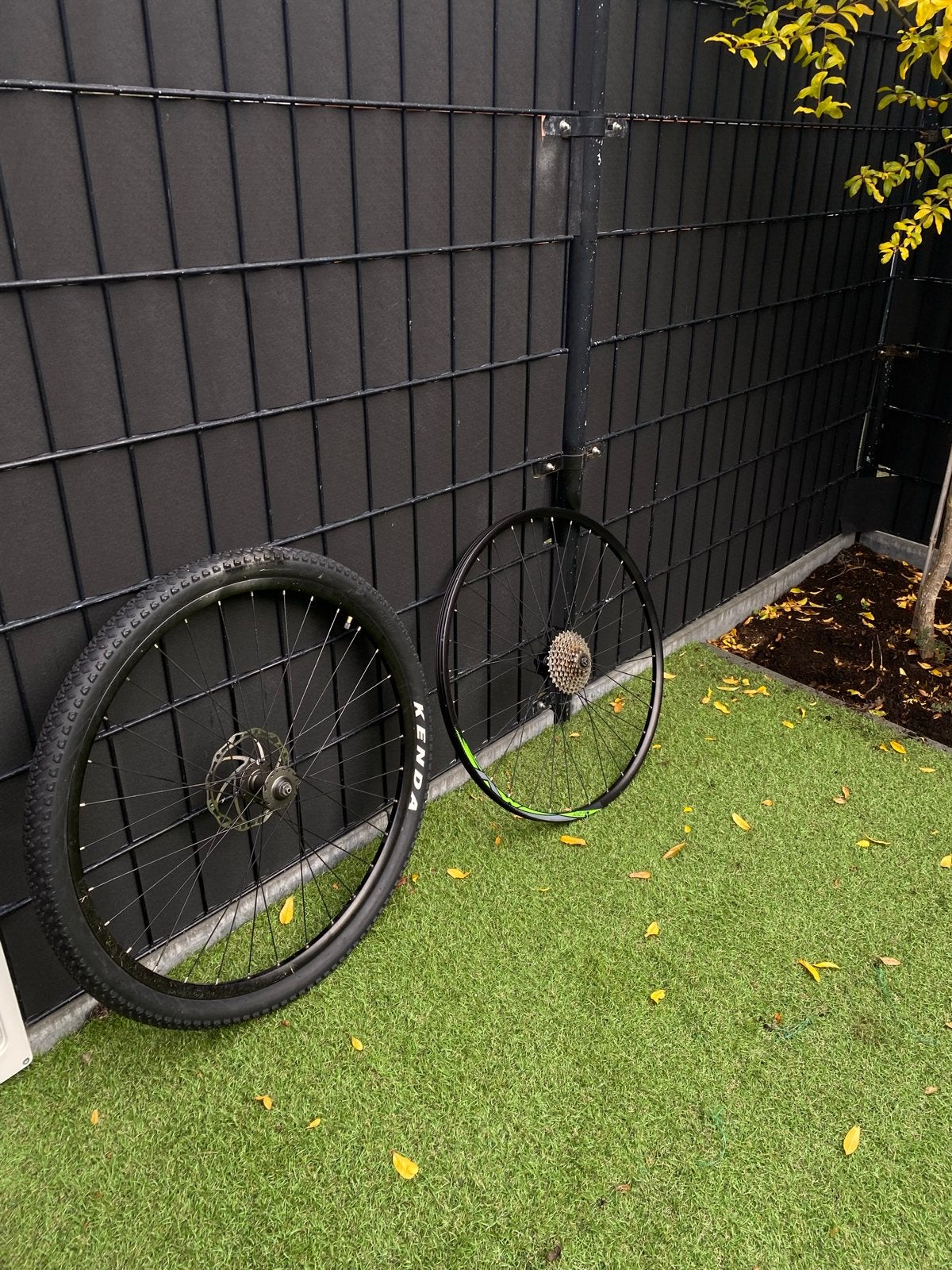 Mountainbike wielen met Kenda banden en schijfrem, Gebruikt, Aluminium, Mountainbike, Ophalen