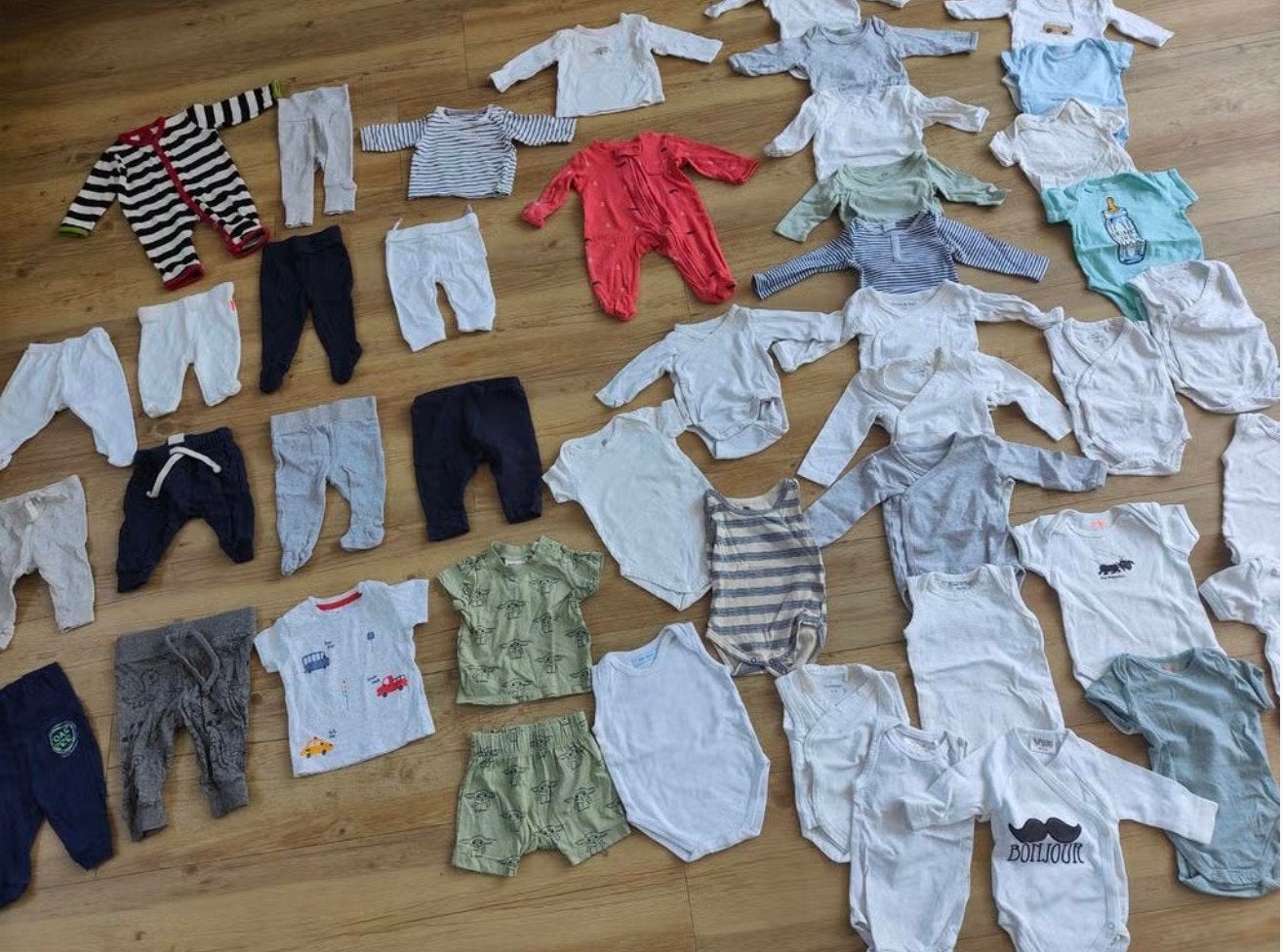 Groot 44 delig kledingpakket jongen maat 50 56 villervalla, Ophalen of Verzenden, Gebruikt, Jongetje