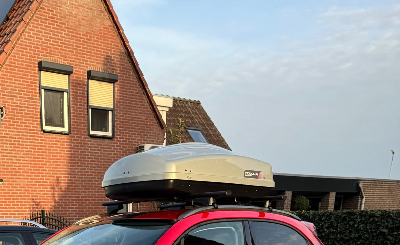 Modula dakkoffer - Ciao 340L - Ruime en stevige bagagebox, Auto diversen, Dakkoffers, Ophalen, Gebruikt