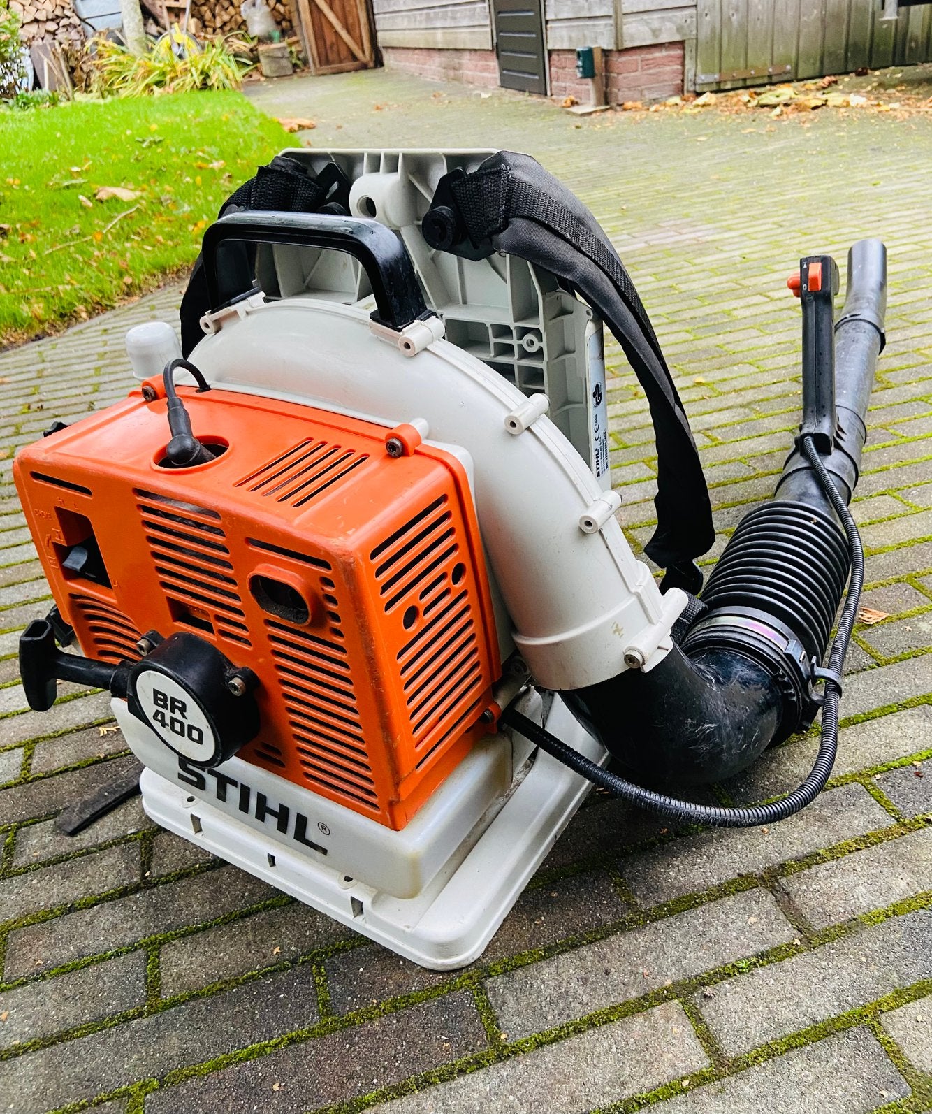 Stihl BR400 Bladblazer, Tuin en Terras, Ophalen, Gebruikt