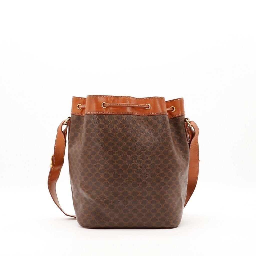 Celine Macadam Céline bucket tas, Verzenden, Gebruikt, Zwart, Overige typen