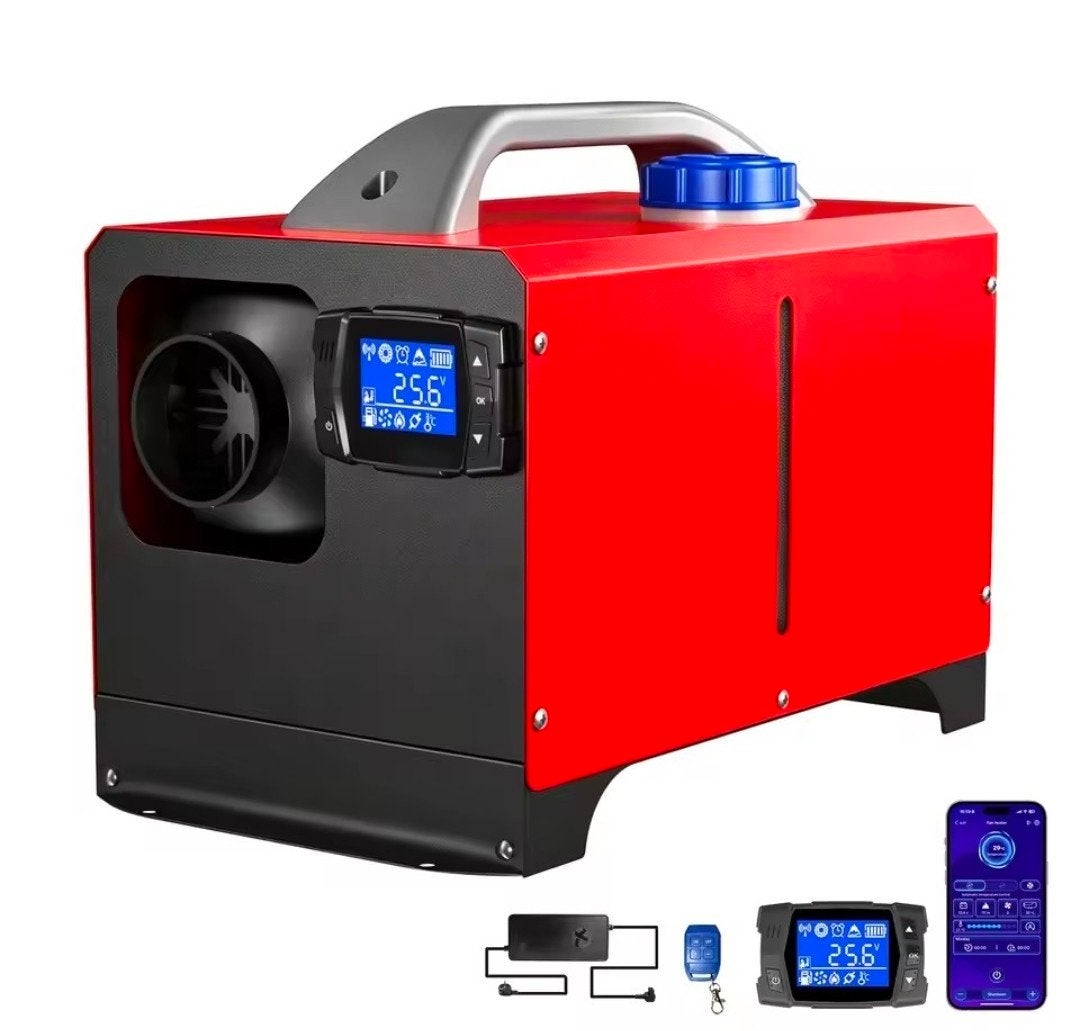 8KW Dieselkachel 12V/24V/220V met Bluetooth, Ophalen of Verzenden, Nieuw