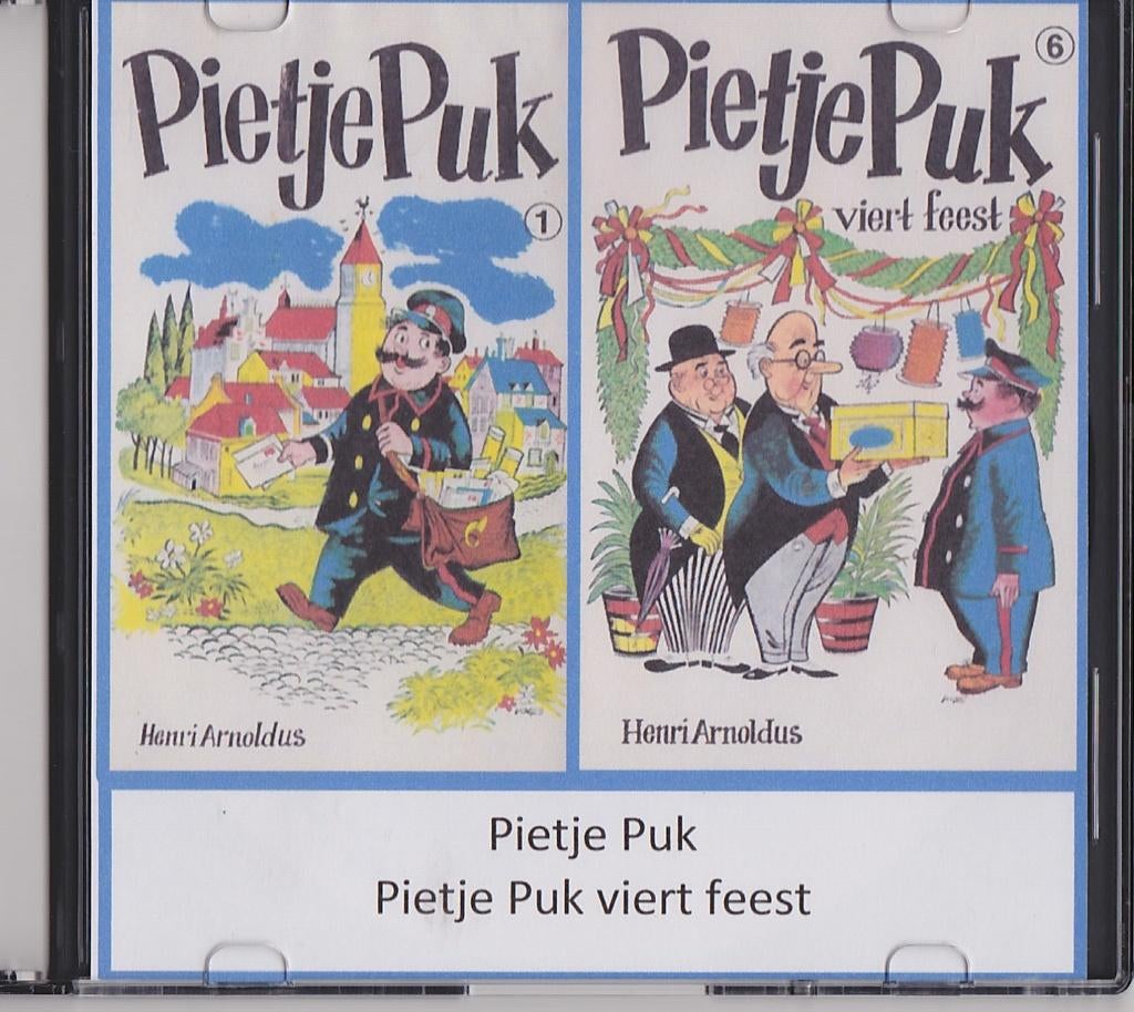 Luister-Cd Pietje Puk deel 1 en deel 6, Ophalen, Zo goed als nieuw, Verhaal of Sprookje