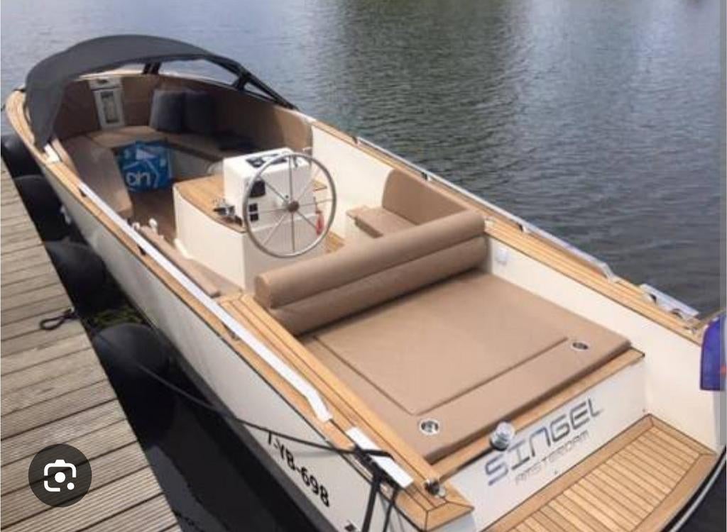 Te koop gevraagd bruin " leren" kussens Rapida 750, Watersport en Boten, Ophalen of Verzenden