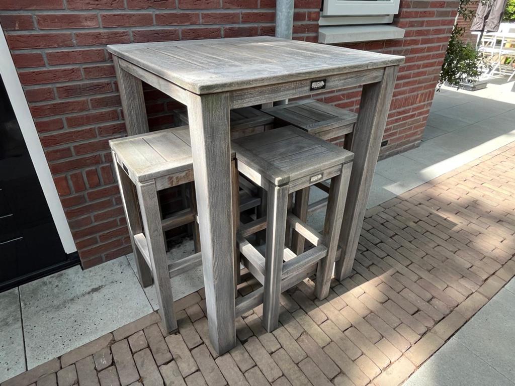 Te koop teakhouten Barset, Ophalen, Zo goed als nieuw