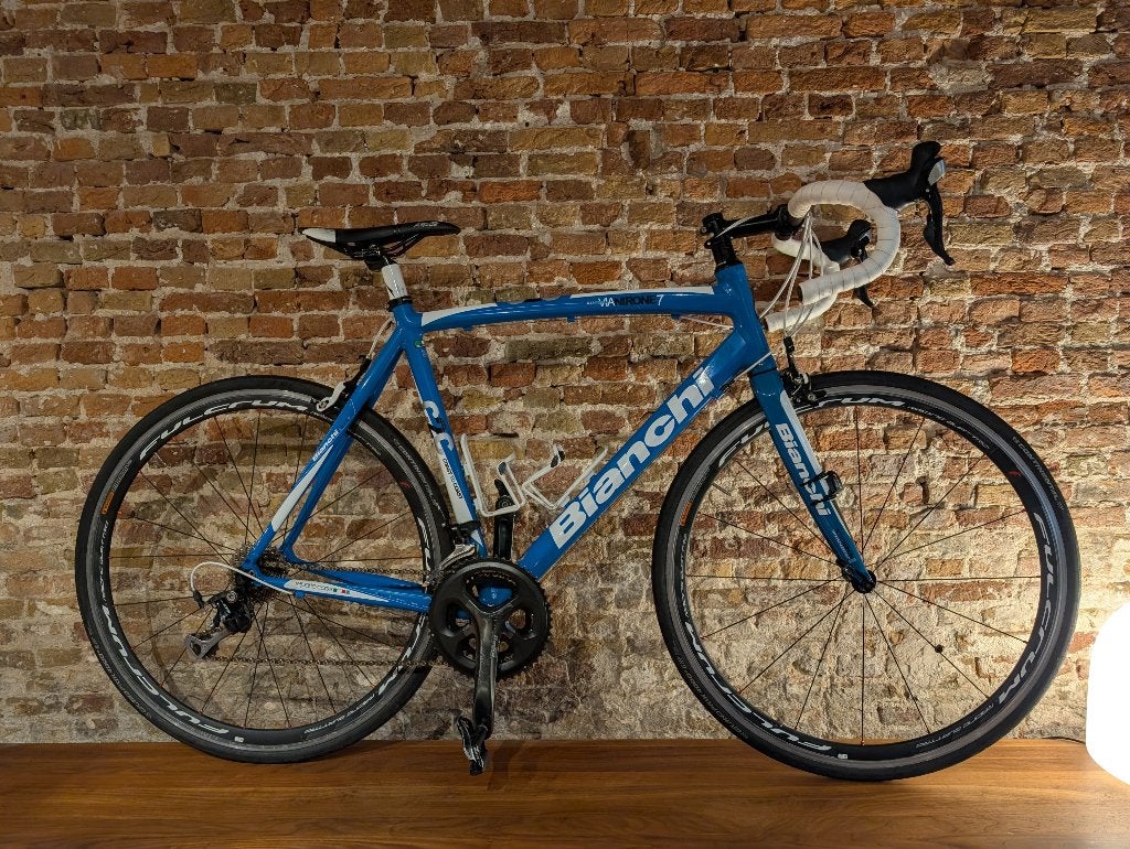 Bianchi Via Nirone 7 C2C Alu Hydro racefiets, Fietsen en Brommers, Fietsen | Racefietsen, 26 inch, Velgrem, Aluminium, Zo goed als nieuw