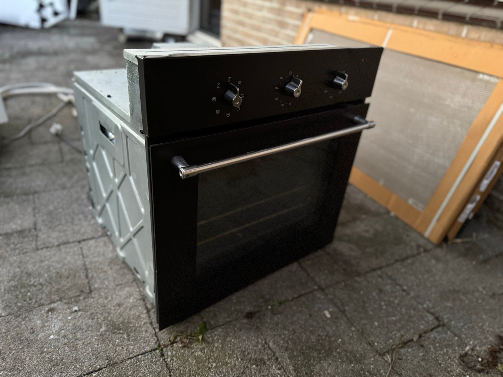IKEA heteluchtoven - Zwart, Inbouw, Witgoed en Apparatuur, Ovens, Ophalen, Gebruikt, Heteluchtoven, Inbouw