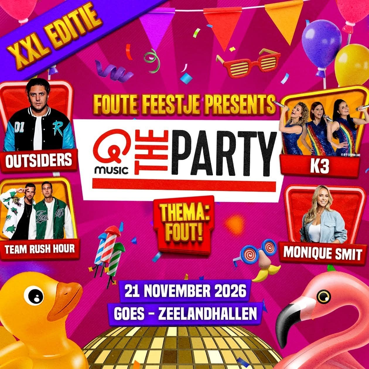 2 tickets foute party goes, Twee personen, Maart