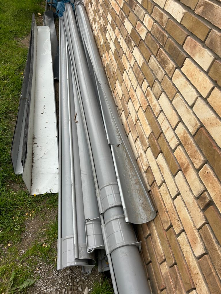 Dakgoot compleet, Ophalen, Gebruikt, Pvc, 6 meter of meer