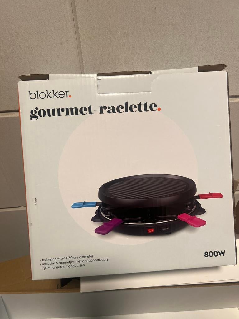 Gourmet stel Blokker, Ophalen of Verzenden, Zo goed als nieuw, 4 t/m 7 personen