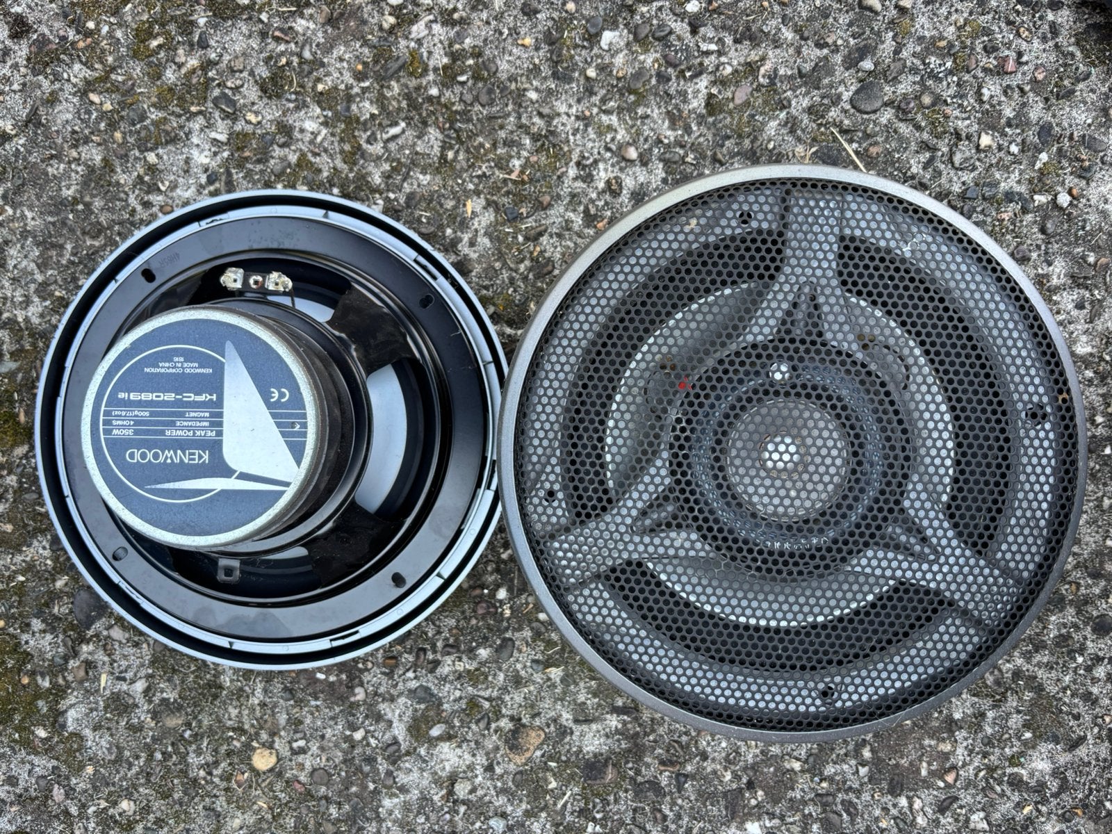 Kenwood speakers, Ophalen, Gebruikt