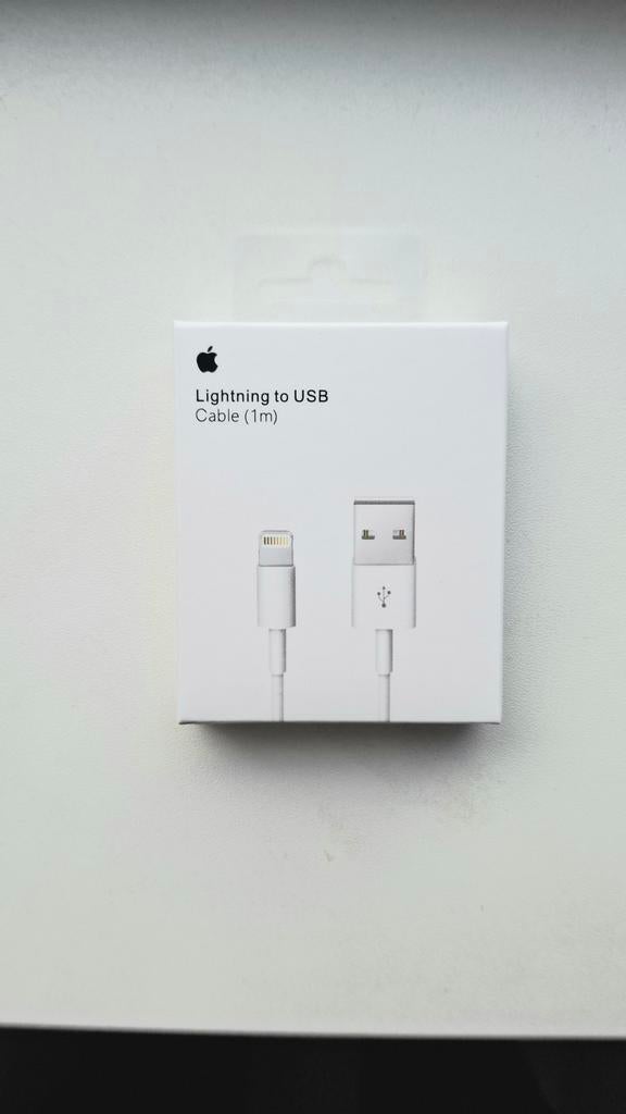 Apple Lightning naar USB kabel (1m), Ophalen of Verzenden, Nieuw, Apple iPhone