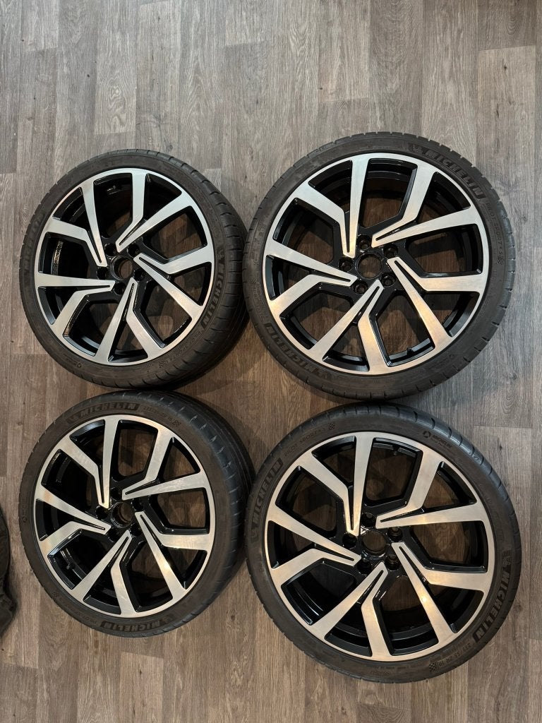 Brescia 19 inch velgen met Michelin Pilot Sport banden, Gebruikt, 235 mm, Band(en), Personenwagen