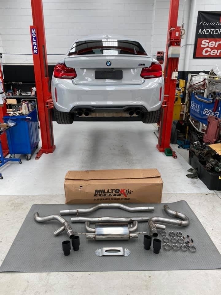 Milltek Catback uitlaatsysteem - BMW F87 M2 competition 18+