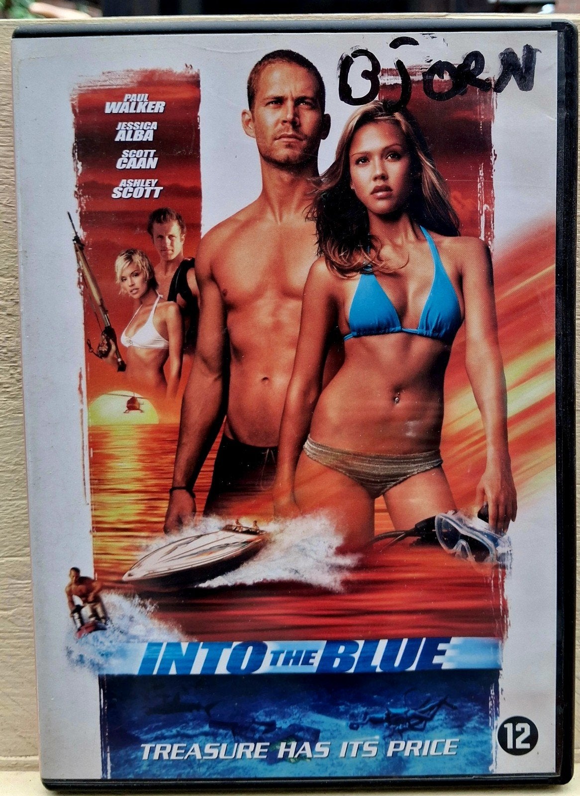 Into the Blue DVD - Actie en avontuur met Paul Walker, Inclusief doosje, Ophalen of Verzenden, Vanaf 12 jaar, Gebruikt