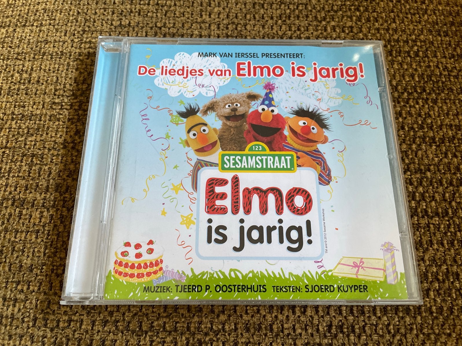 De liedjes van Elmo is jarig! - Sesamstraat cd, Cd's en Dvd's, Tot 2 jaar, Ophalen of Verzenden, Zo goed als nieuw, Muziek