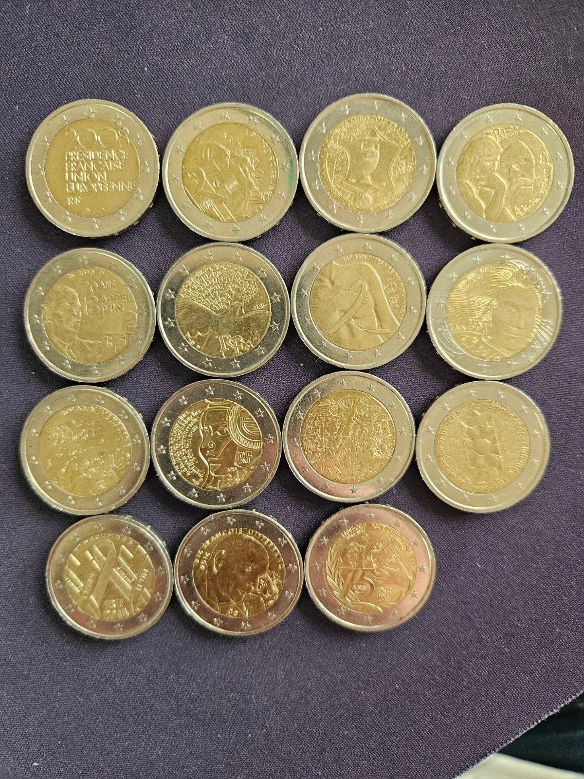 Collectie gecirculeerde 2-euro munten (64 stuks), Postzegels en Munten, Ophalen, Overige landen, 2 euro, Losse munt