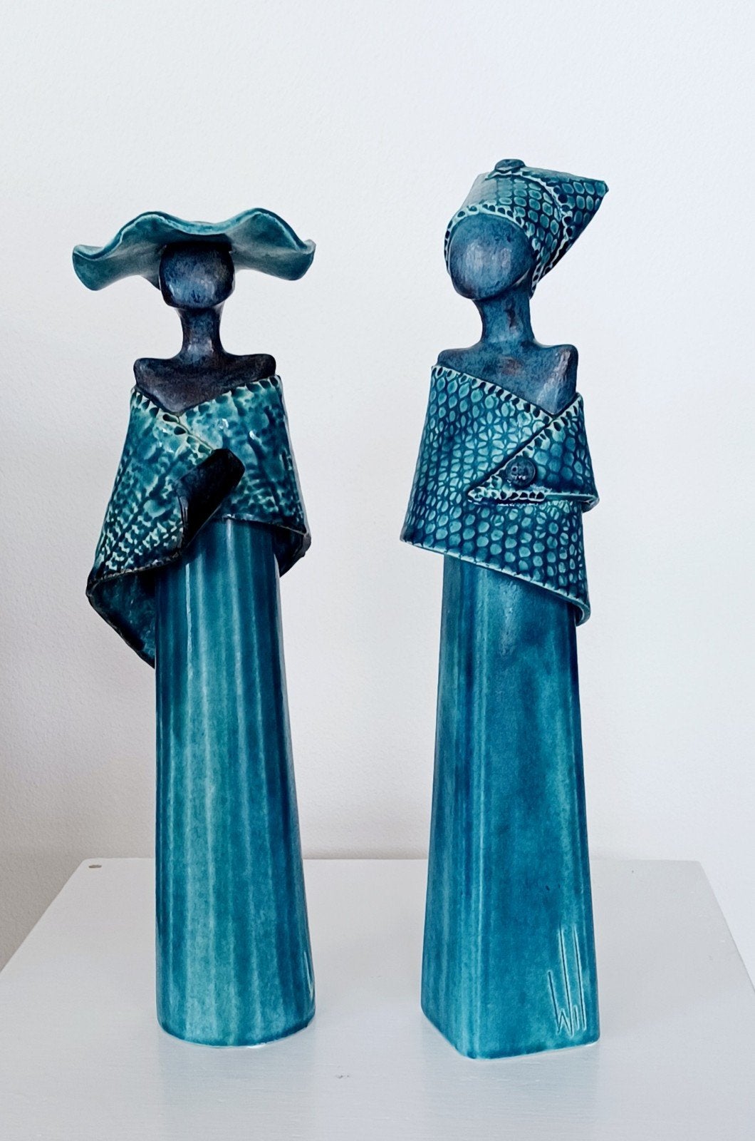 handgemaakte keramische sculpturen, Ophalen of Verzenden