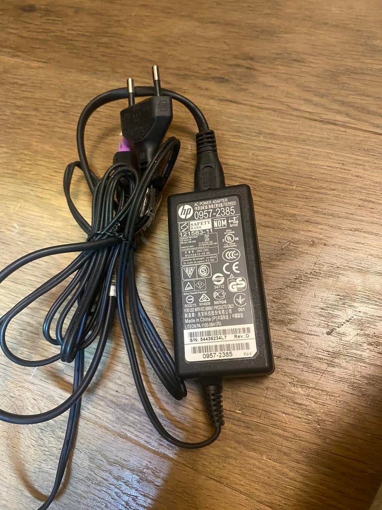 Hp printer adapter 22v ook voor e-bike, Ophalen of Verzenden, Zo goed als nieuw