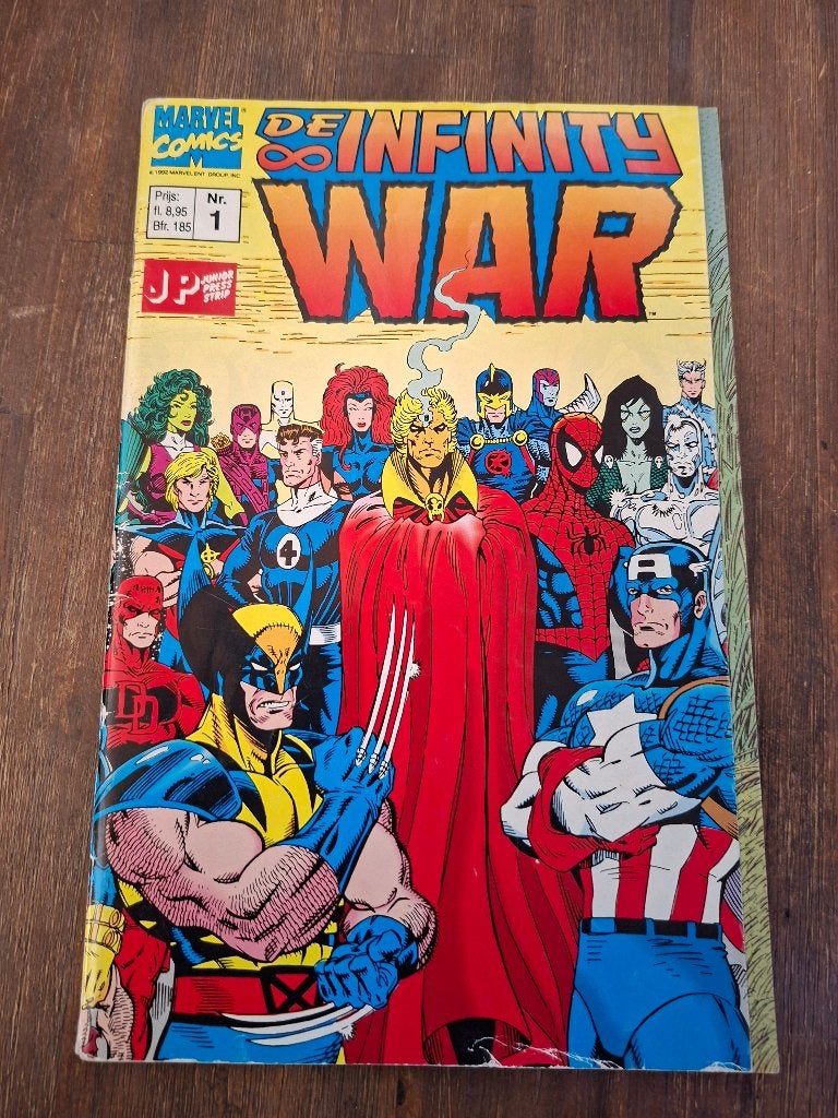 Marvel de infinity war 1,2,3 comic, Complete serie of reeks, Europa, Ophalen of Verzenden, Zo goed als nieuw