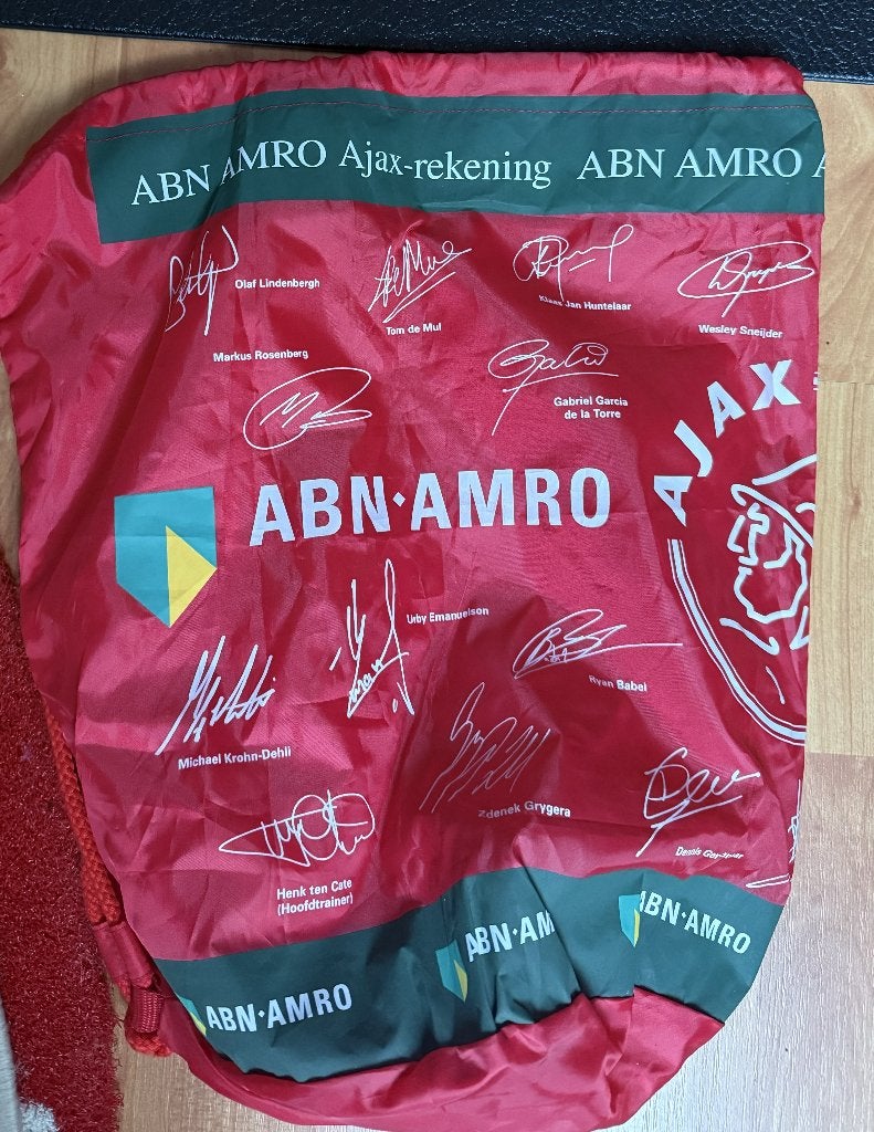 Ajax gymtas 2006 - 2007 ABN Amro, Verzamelen, Ophalen of Verzenden, Gebruikt, Ajax, Overige typen