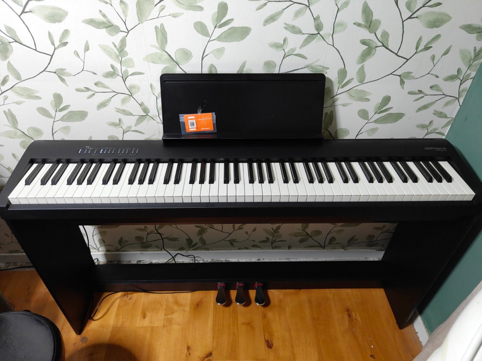 Piano Roland Fp 30x Bk, Ophalen, Zo goed als nieuw, Zwart