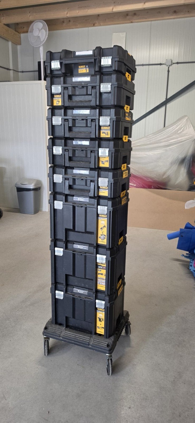 DeWalt Tstak gereedschapskisten met trolley, Ophalen, Gebruikt