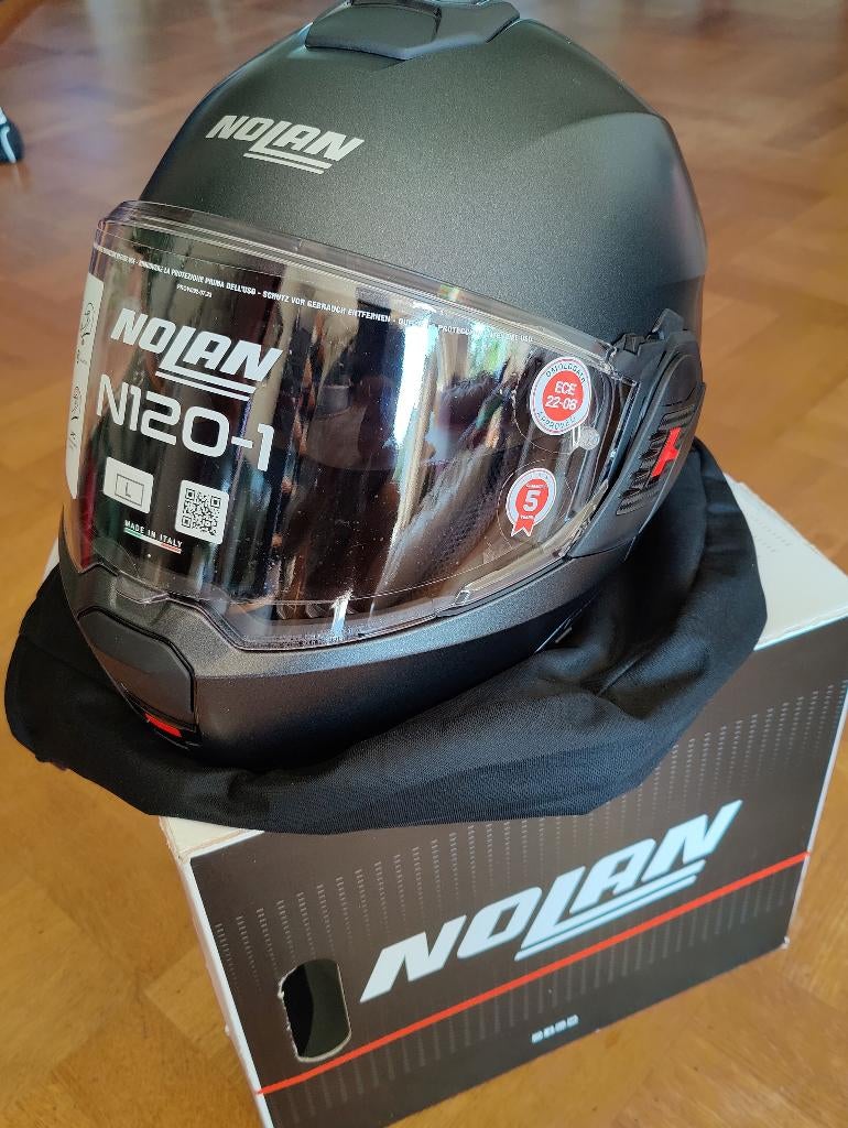 NOLAN helm N120-1 Special N-Com maat L nieuw/nooit gedragen, Nieuw met kaartje, Systeemhelm, Nolan, Ophalen of Verzenden