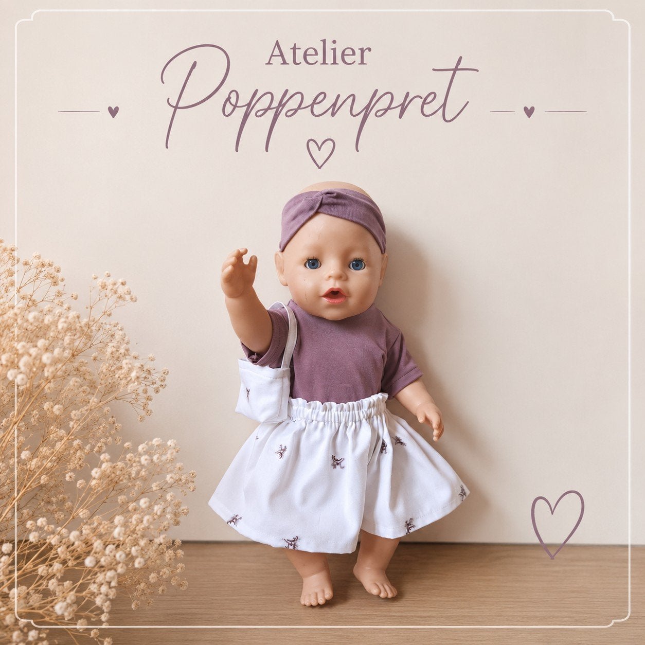 Schattig setje poppe kleding, Ophalen of Verzenden, Nieuw, Babypop
