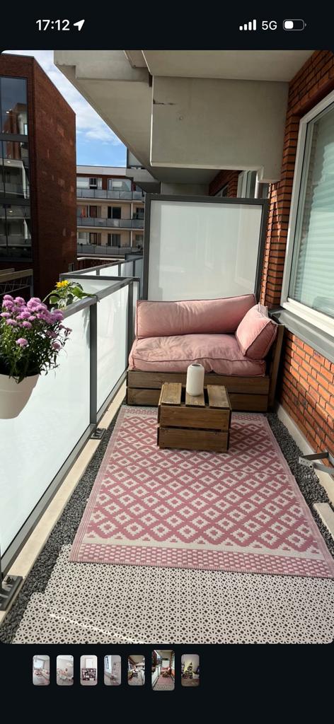 Lounge set, Ophalen, Zo goed als nieuw, Kunststof, Bank