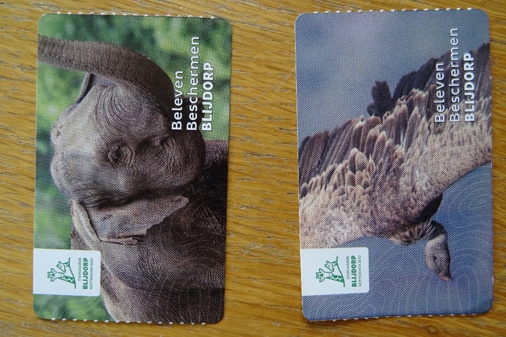 Entree kaartjes (2 stuks) Blijdorp, Twee personen, Ticket of Toegangskaart