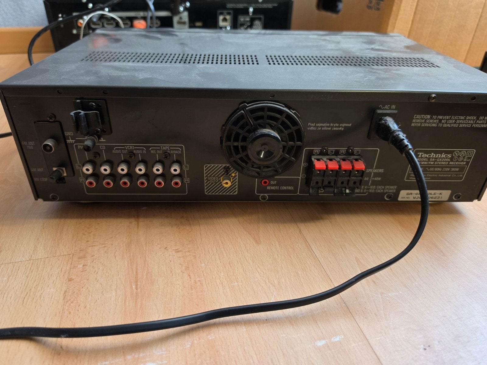 Technics SA-GX200L Stereo Receiver - Goede staat, Overige merken, Gebruikt, Ophalen of Verzenden, 120 watt of meer