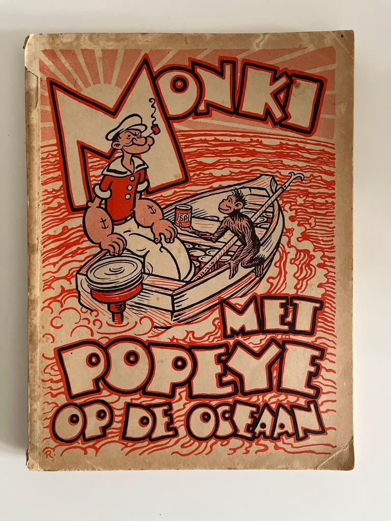 Monki met Popeye op de Oceaan (1949), Boeken, Eén stripboek, Ophalen of Verzenden, Gelezen